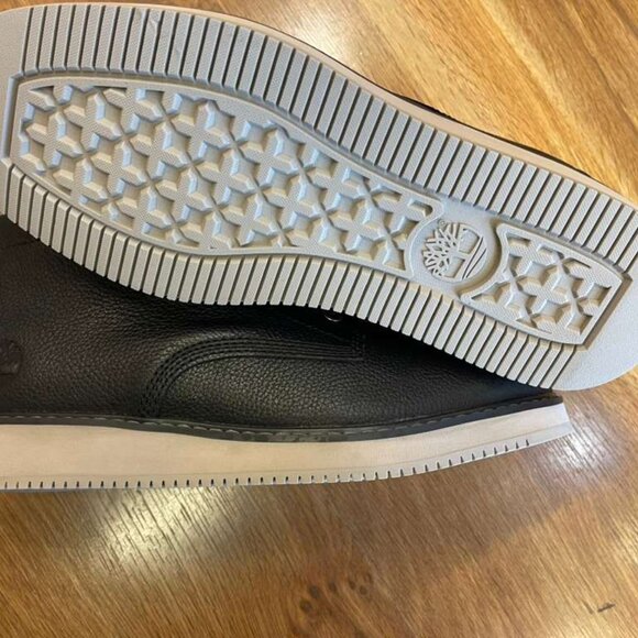 TIMBERLAND MENS REDWOOD EDGE MID LACE CHUKKA BOOT BLACK FULL GRAIN A6CW2-W02 - Picture 6 of 7